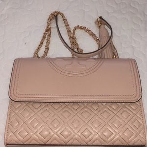 Tory Burch Fleming shoulder bag - new mink
